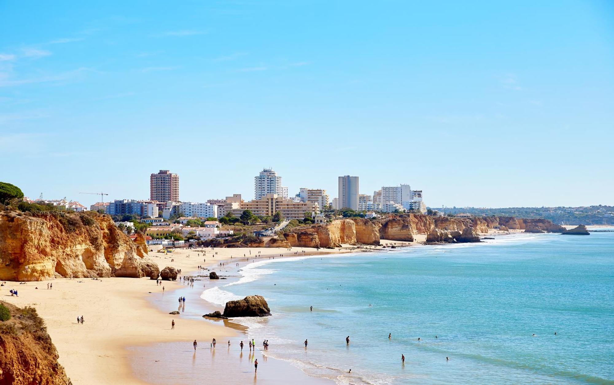 Bnb Homes Praia Da Rocha Beach Bright Apartment 50 M Away From The Ocean ปอร์ติเมา ภายนอก รูปภาพ