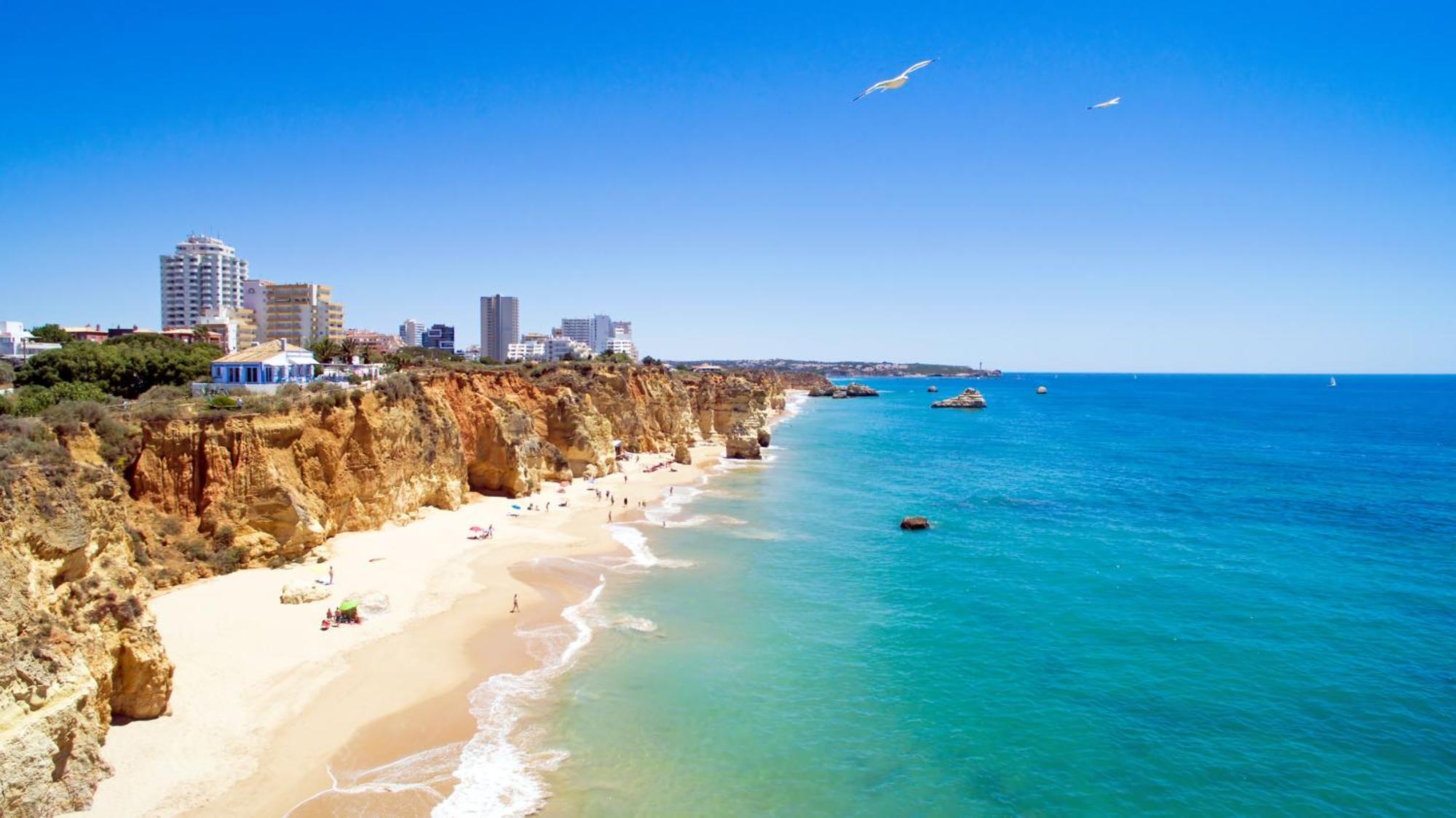 Bnb Homes Praia Da Rocha Beach Bright Apartment 50 M Away From The Ocean ปอร์ติเมา ภายนอก รูปภาพ